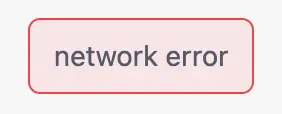 network error